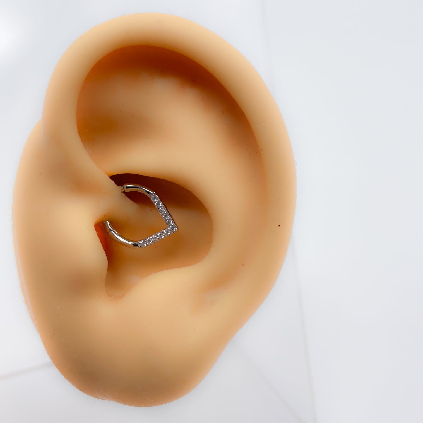 Piercing 925 silber vergoldet drop