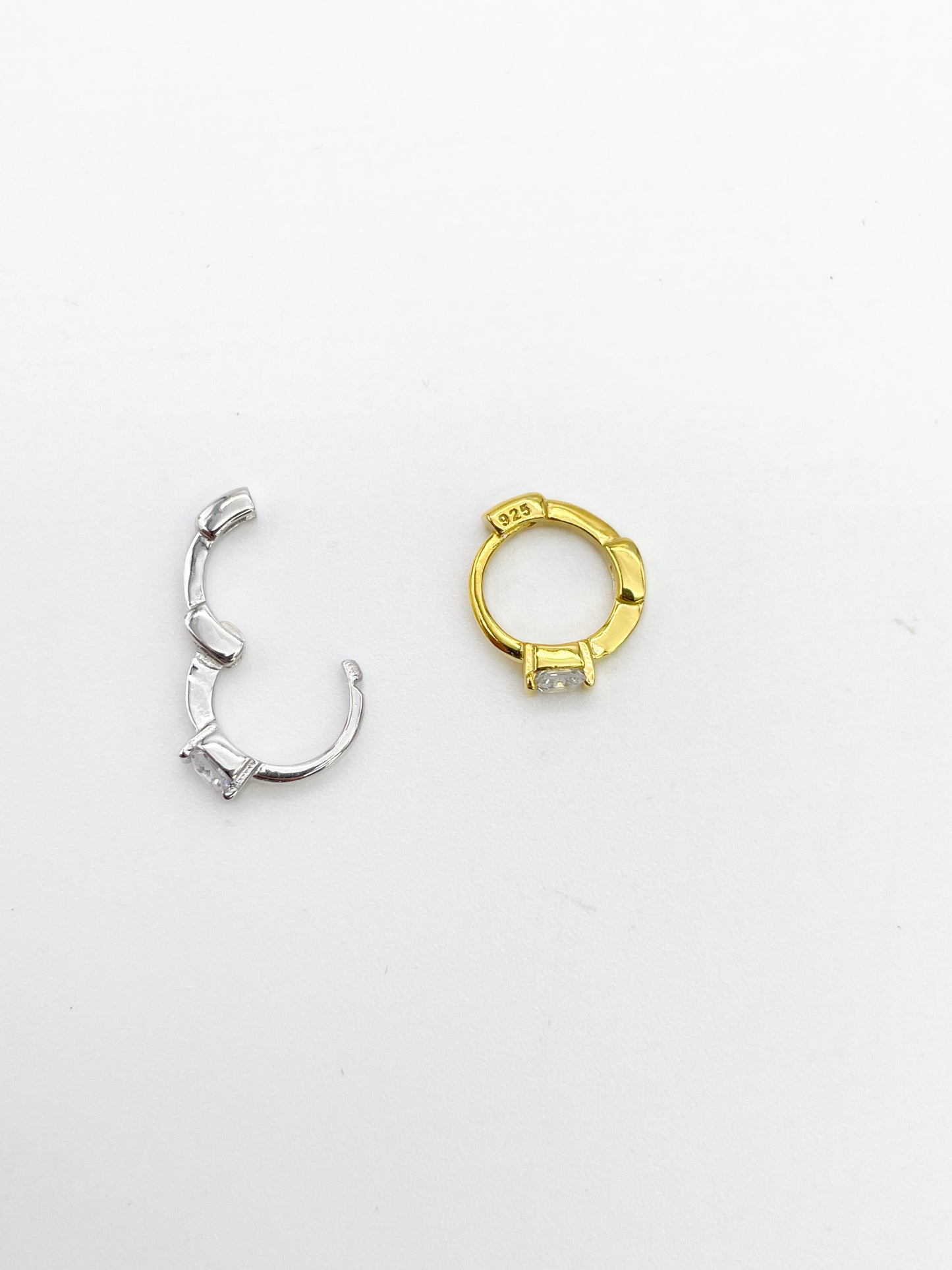 Piercing 925 Silber vergoldet