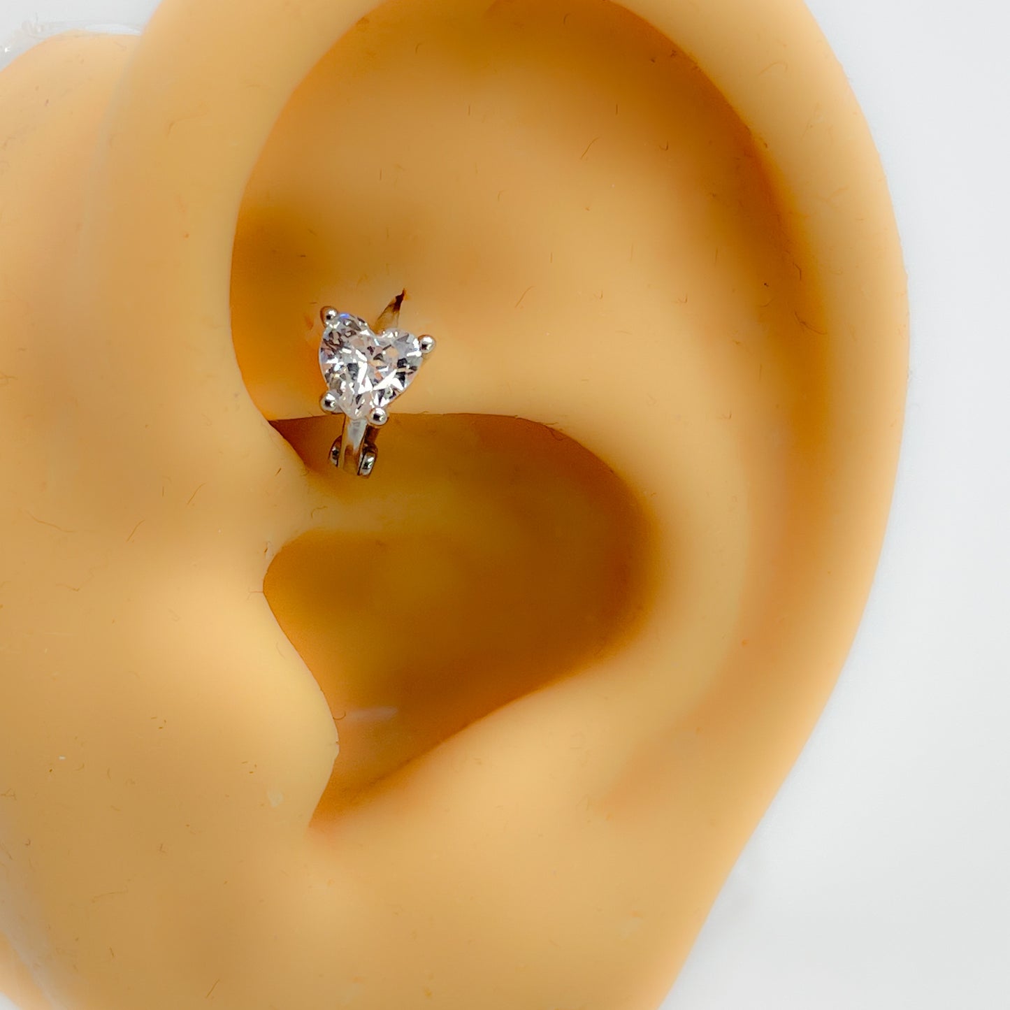 Piercing 925 Silber rook Herz
