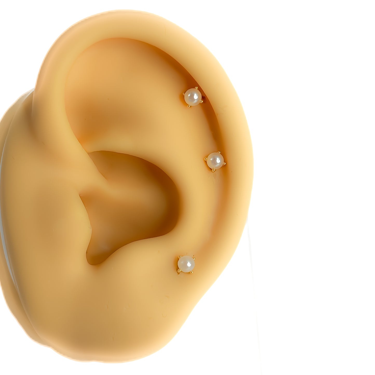 Helix s925 Sterling Silber vergoldet perle