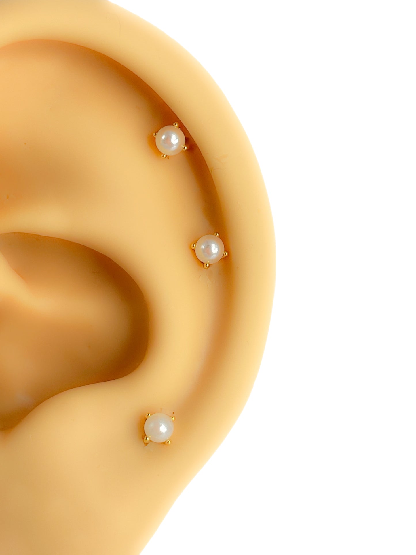 Helix s925 Sterling Silber vergoldet perle