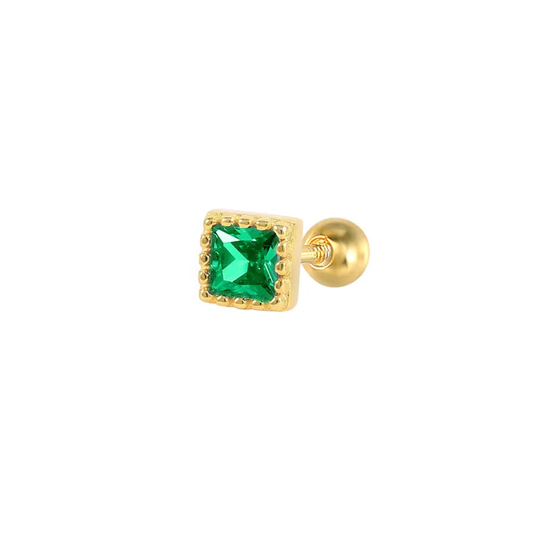 Piercing Helix 925 Silber vergoldet quatro