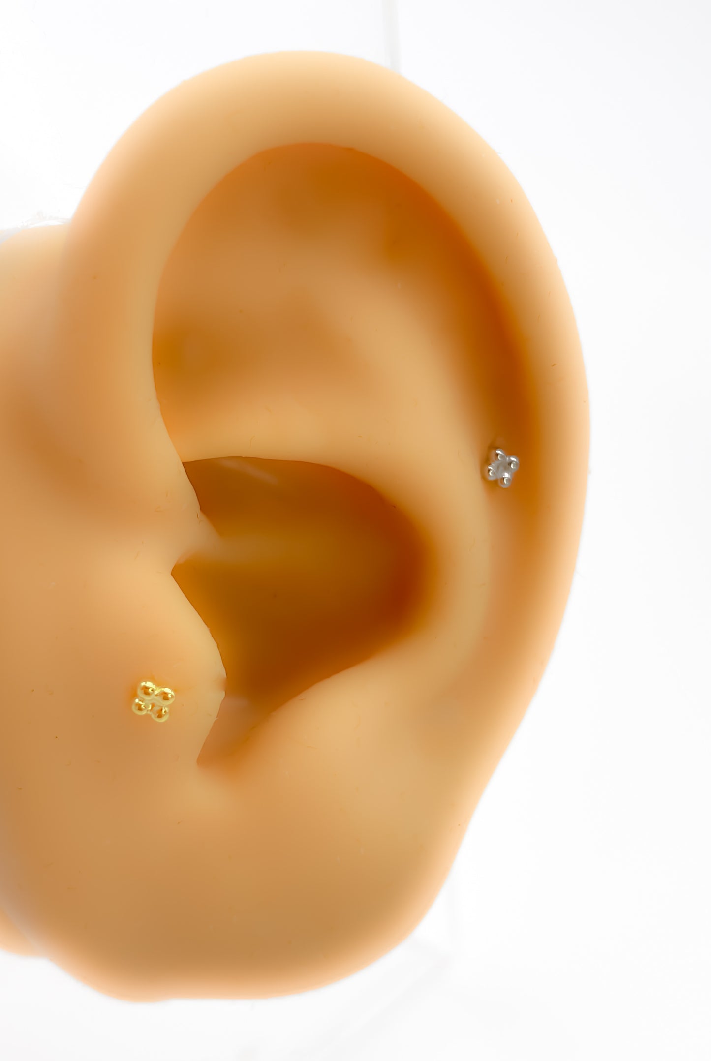 Piercing 925 Sterling Silber vergoldet helix
