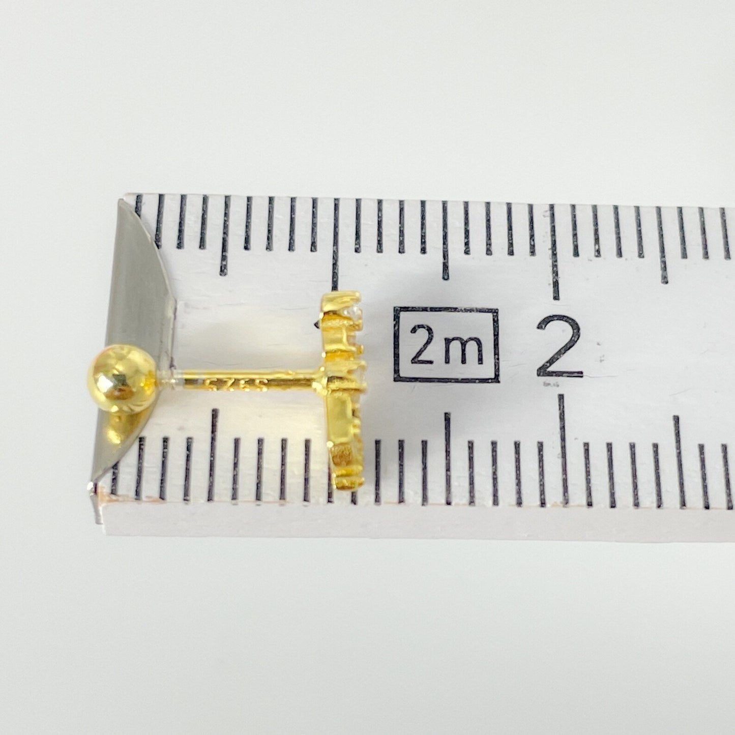 Piercing 925 Silber vergoldet Giraffe