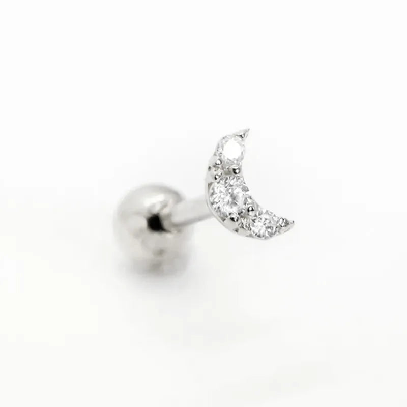 Piercing 925s Silber Mond