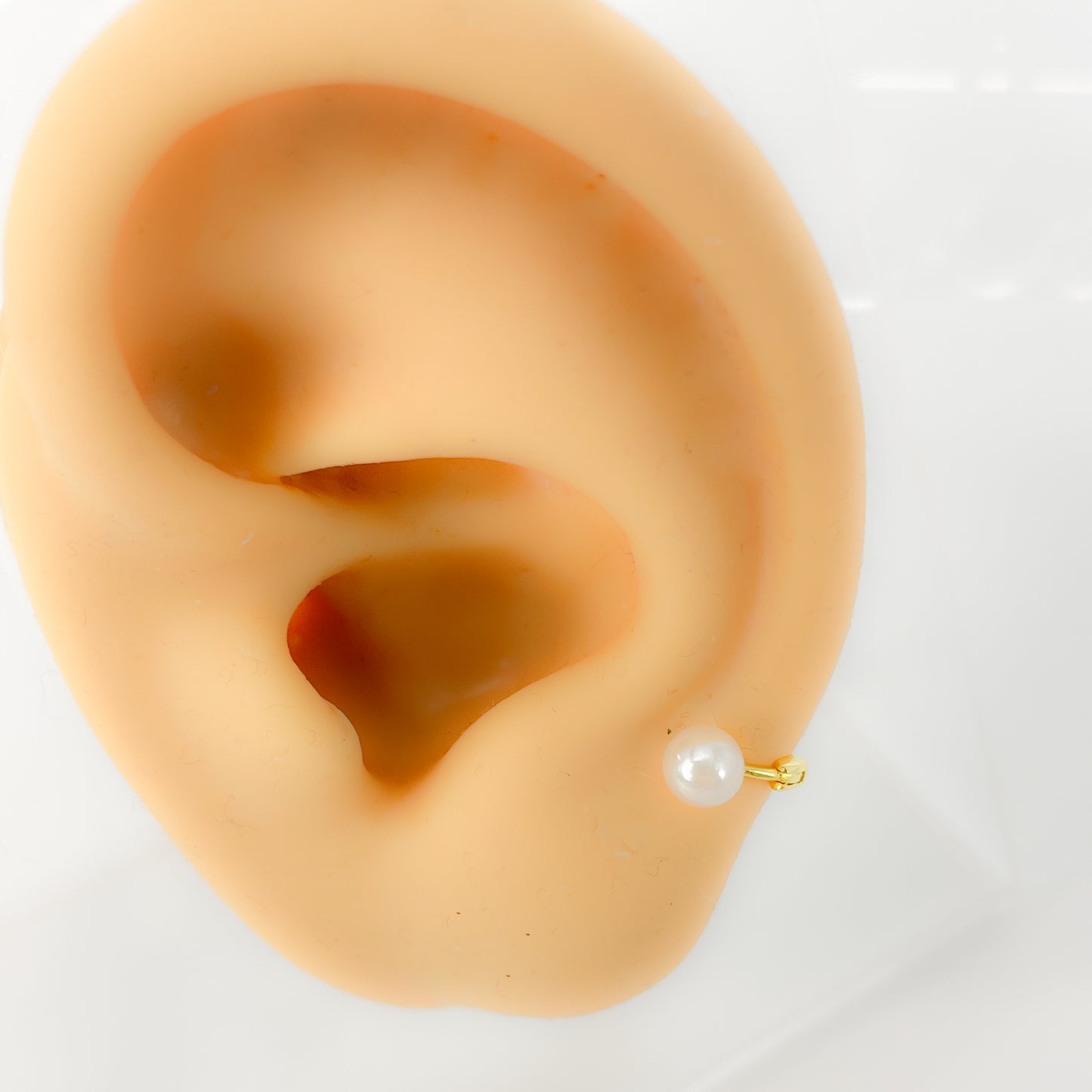 Piercing 925 silber vergoldet perle