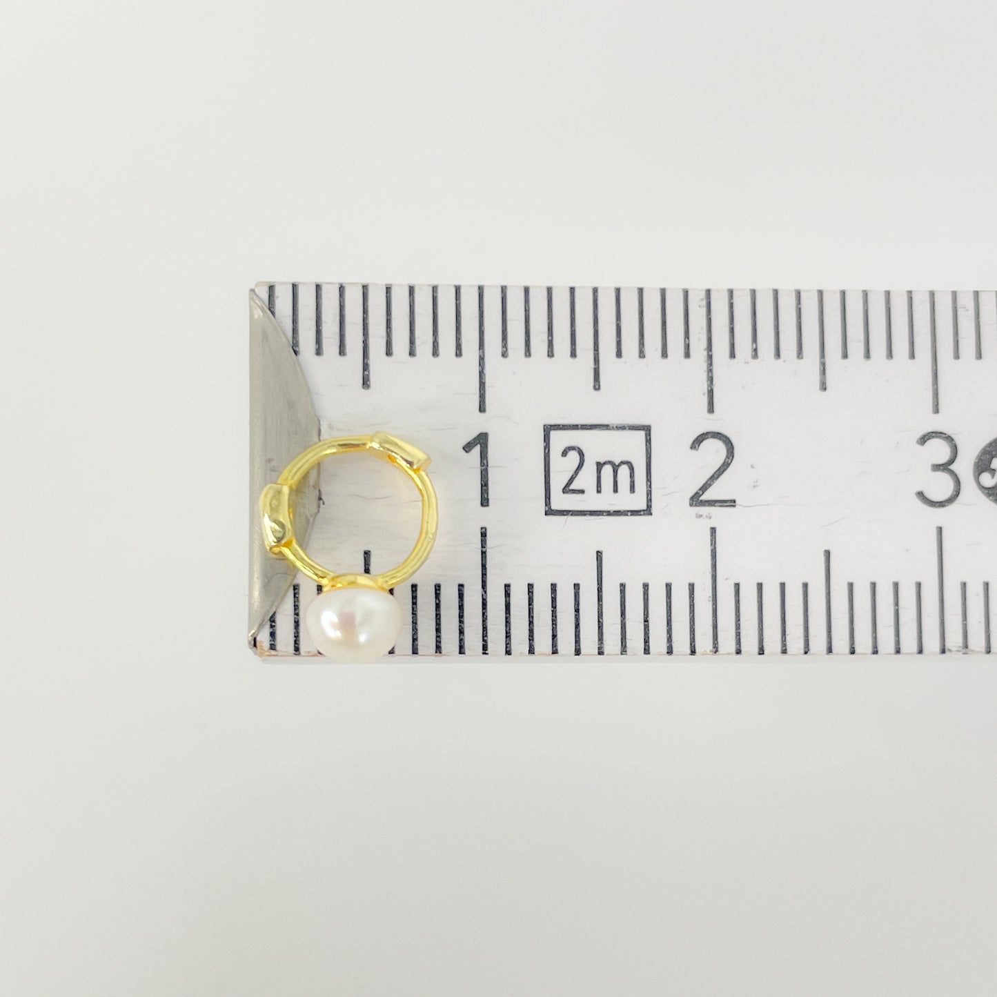 Piercing 925 silber vergoldet perle