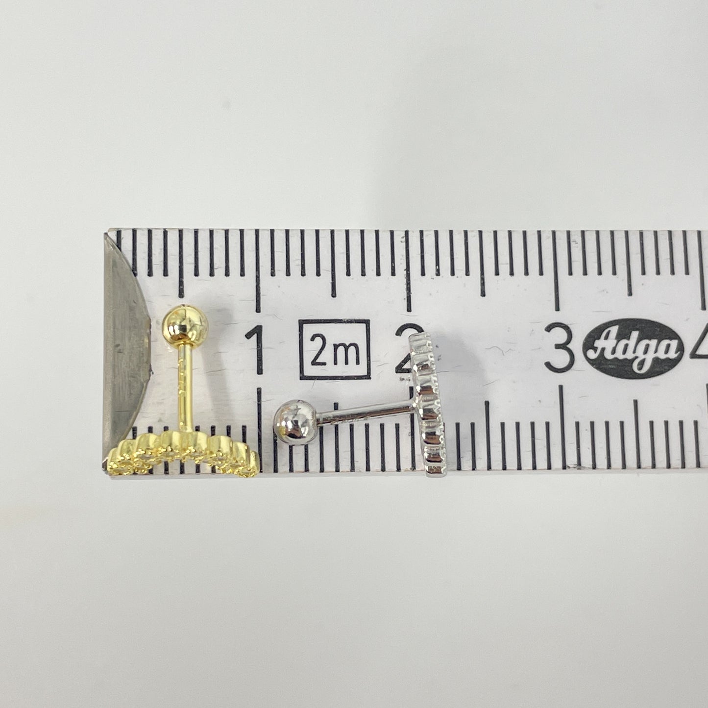Piercing 925 Silber vergoldet