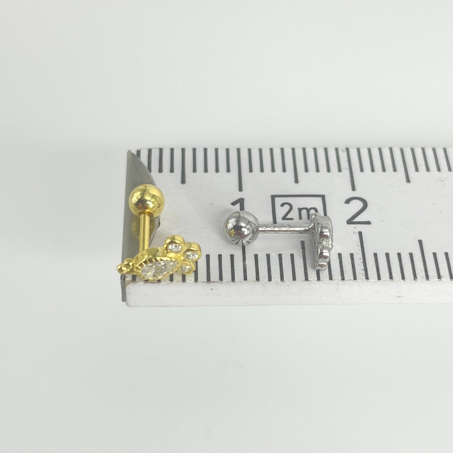 Piercing  925s Silber vergoldet