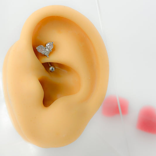 Piercing 316l  Chirurgen Stahl Herz