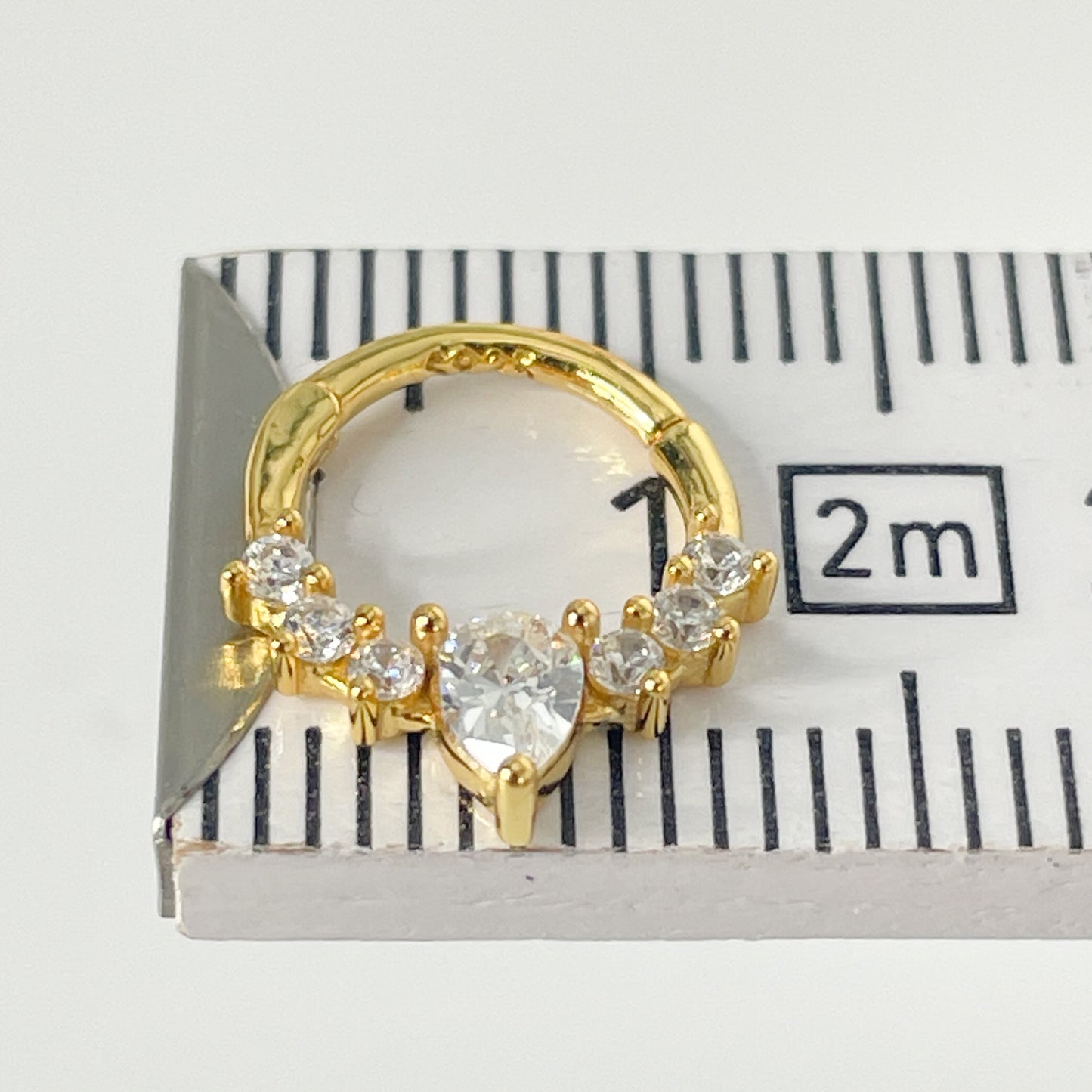 Daith Piercing 925 silber vergoldet