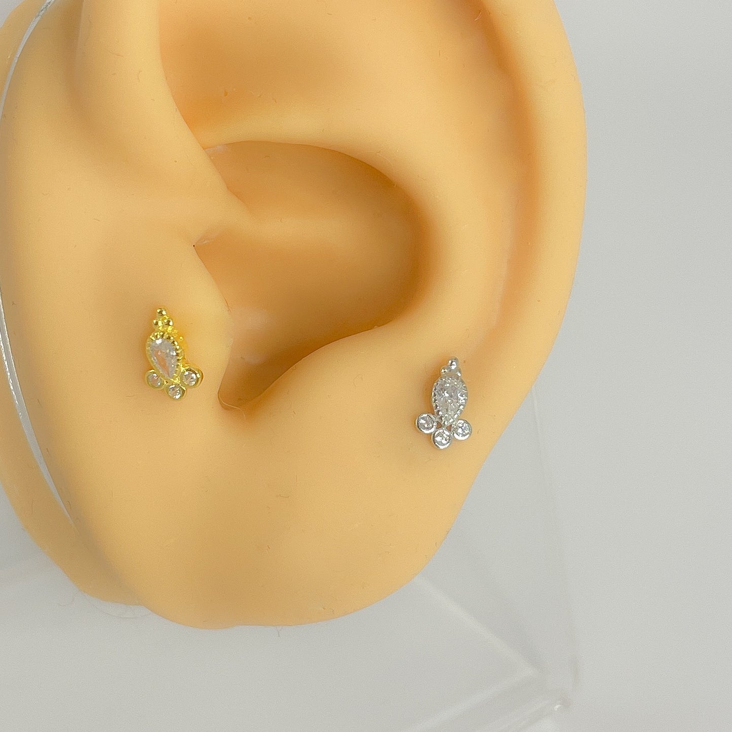 Piercing  925s Silber vergoldet