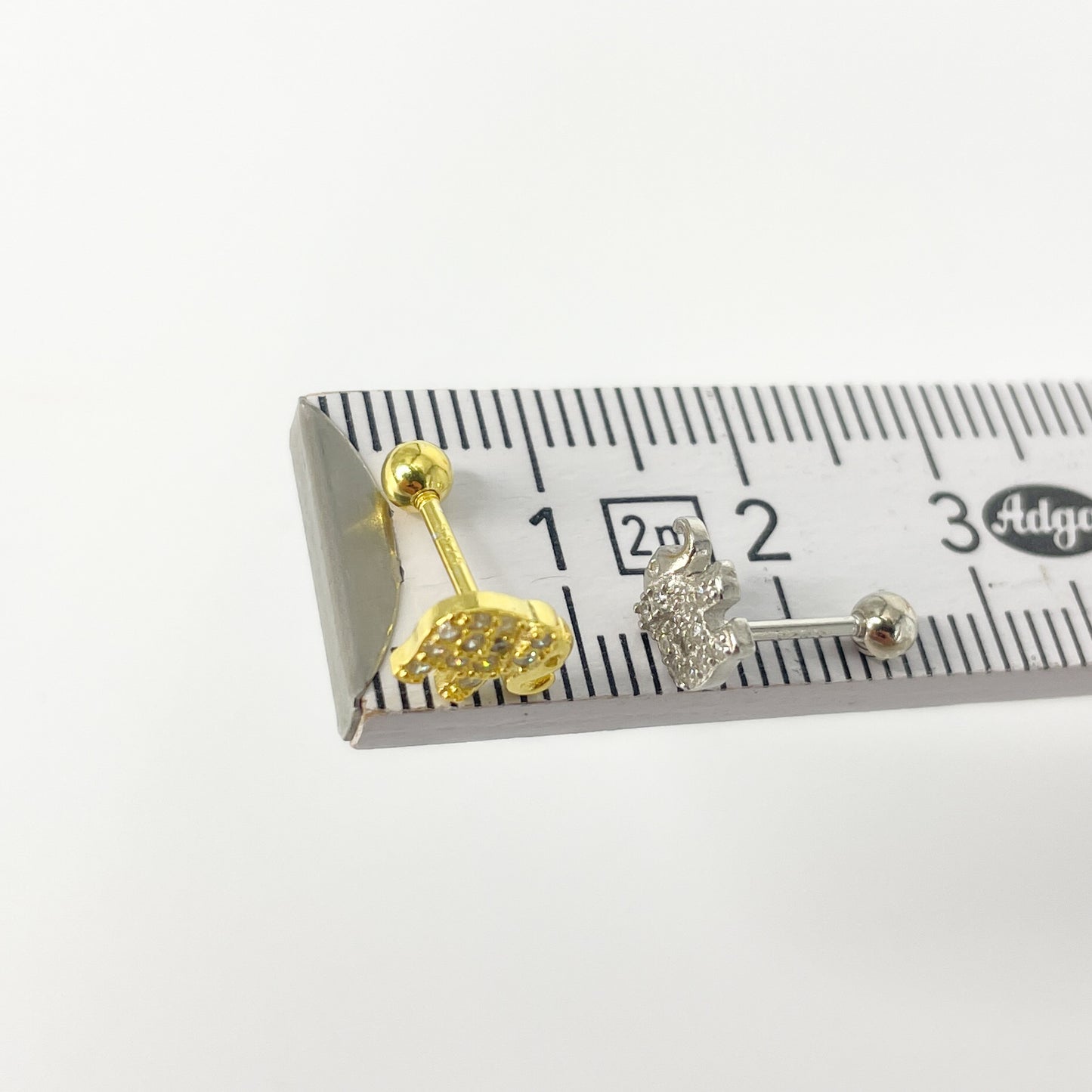 Piercing 925 Silber vergoldet Elefant