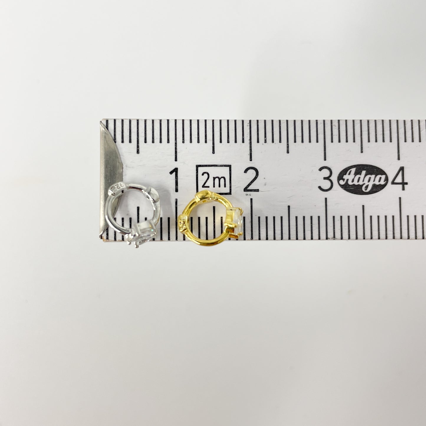 Piercing 925 Silber vergoldet Lotus
