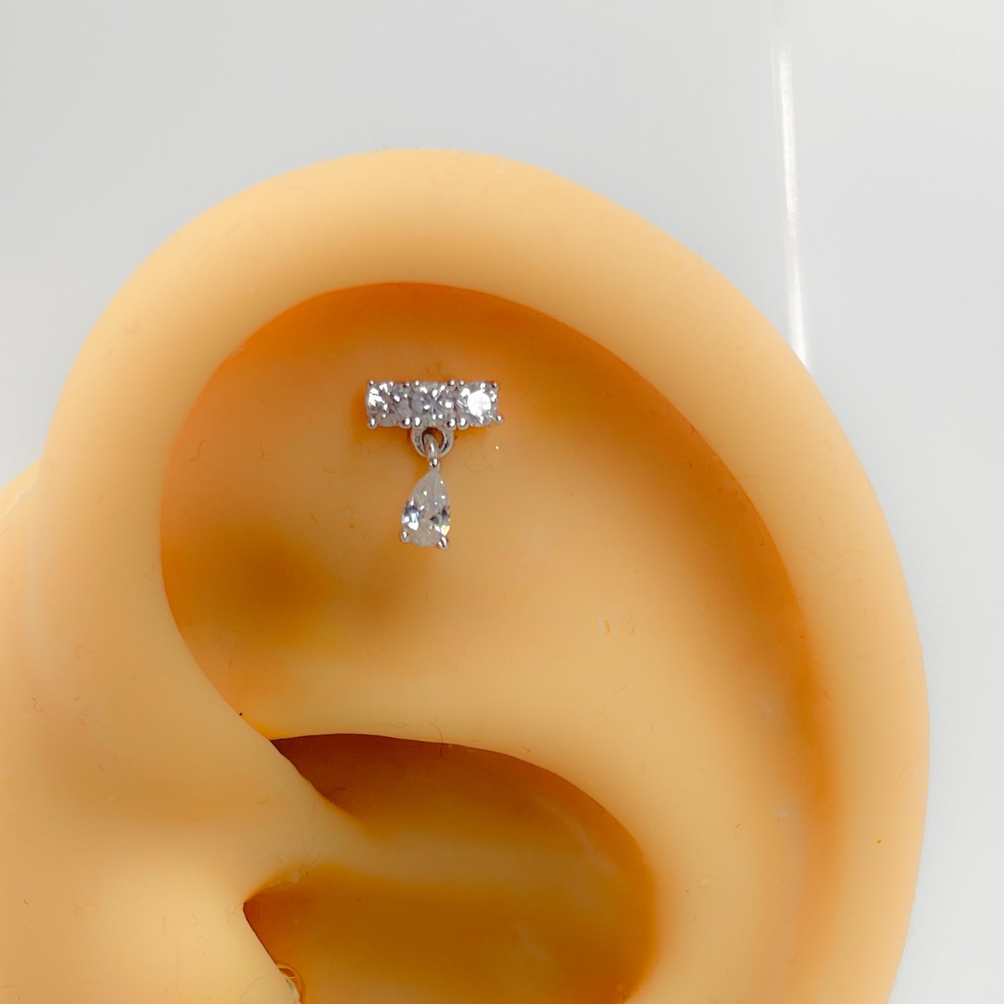 Helix Piercing 925 Silber vergoldet