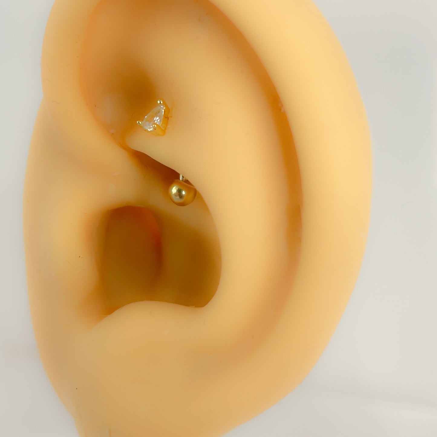 Piercing 925 Sterling Silber vergoldet rook