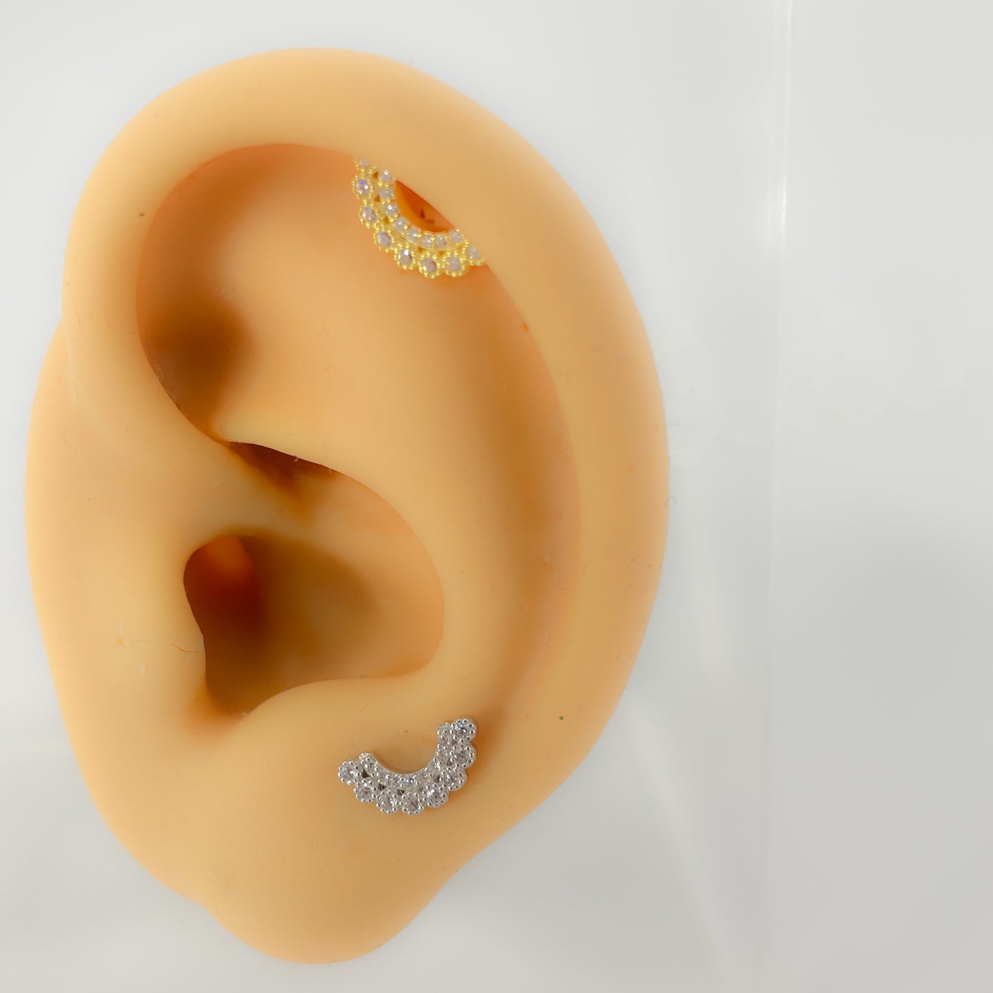 Piercing 925 Silber vergoldet
