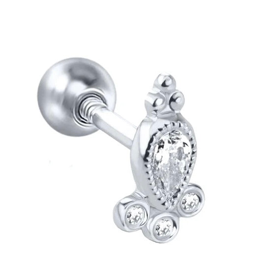 Piercing  925s Silber vergoldet