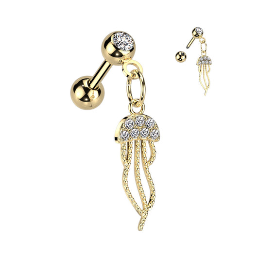 Piercing 316l Chirurgen Stahl Qualle