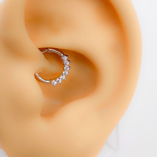 Piercing 925 Silber vergoldet Daith
