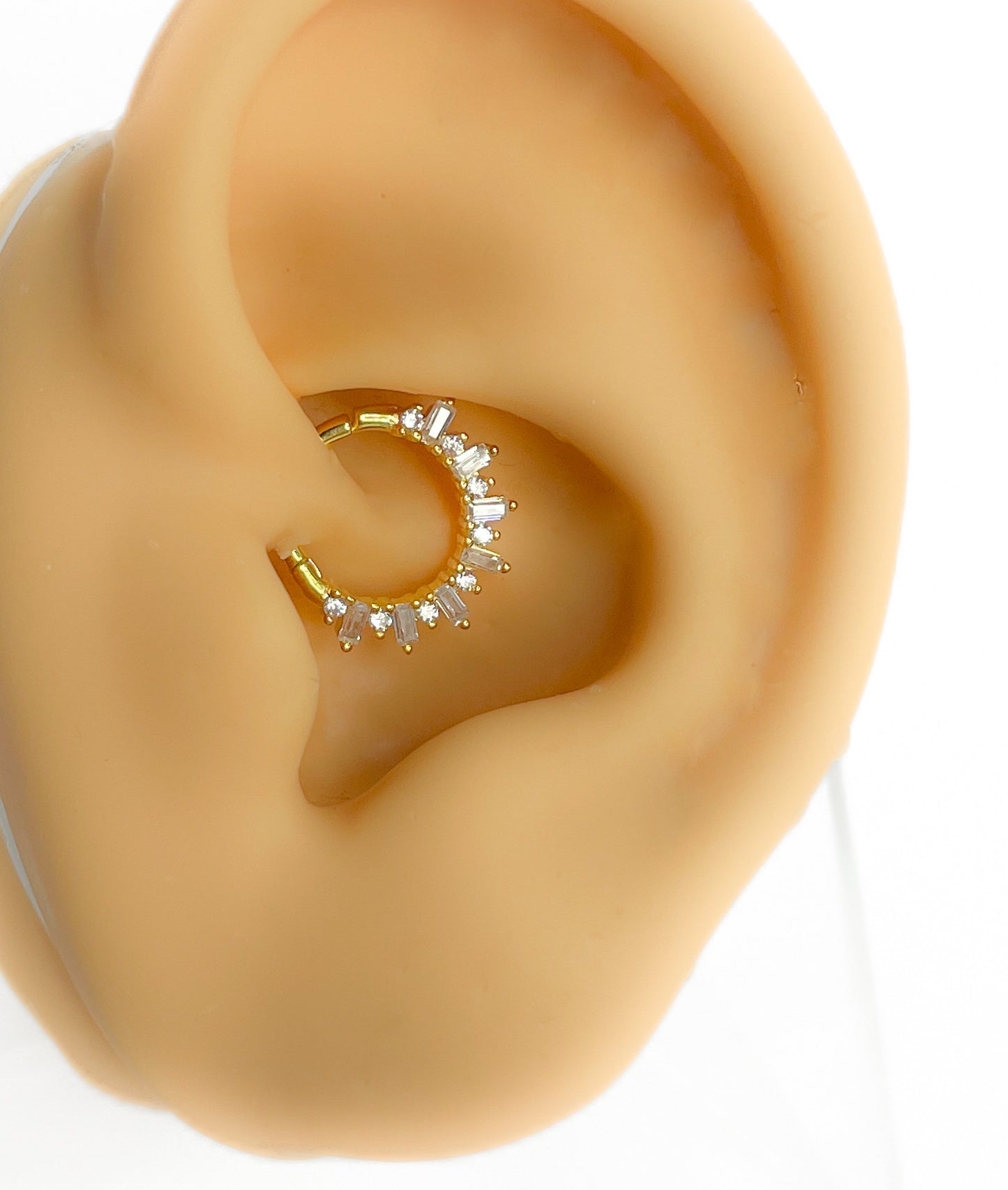 Piercing s925 Silber vergoldet daith