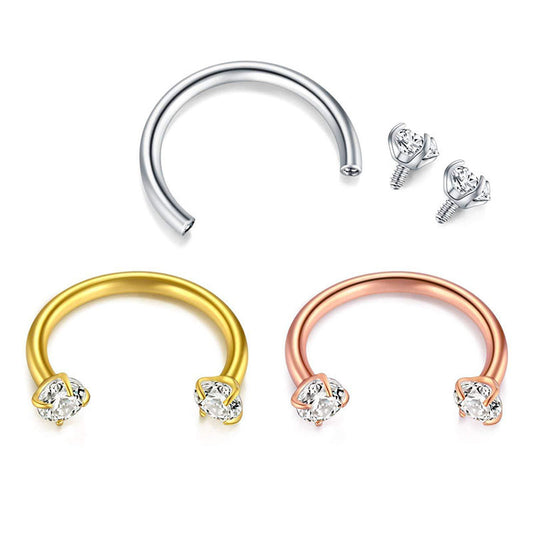 Piercing Barbel 316l Stahl Horseshoe