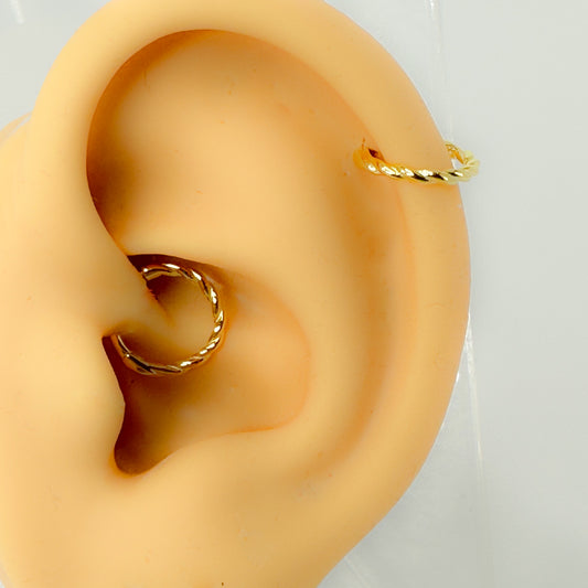 Piercing s925 Sterling Silber Twist