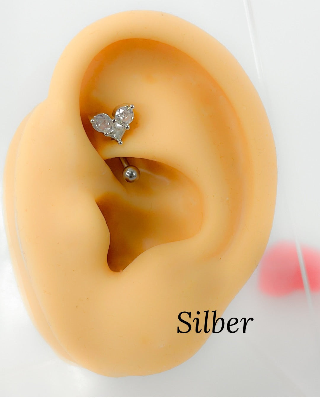 Piercing 316l  Chirurgen Stahl Herz